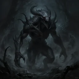 a dark swirling eldritch void creature, digital painting, trending on artstation, concept art, sharp focus, illustration, art by artgerm, greg rutkowski, magali villeneuve, igor kieryluk, seb mckinnon, and peter mohrbacher