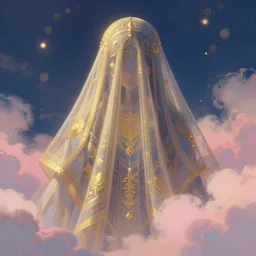 peaceful uncertainty of saying goodbye, crossing over the spiritual veil to heaven, sharp focus, intricate, elegant, digital painting, artstation, matte, highly detailed, concept art, illustration, volumetric lighting, gold and blue and pink color scheme, bokeh light, art by greg olsen and liz lemon swindle
