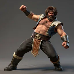 Bob Ross Mortal Kombat performing fatality, unreal engine, style of peter mohrbacher, 8k highly detailed