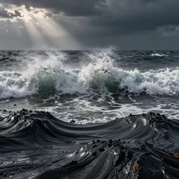 topographical waves crashing into one another and forming medium shot portraits, feigenbaum mapping