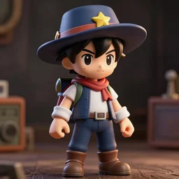 Japanese Nendroid figure of Hat Kid from A Hat in Time