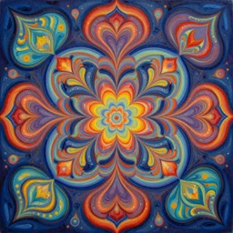 a beautiful acrylic painting of psychedelia shapes in the infinite by hanna yata, geenss archenti flores, ben ridgway, intricate, elegant, highly detailed, digital painting, artstation, concept art, ambient occlusion, vray render,