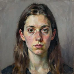 high quality high detail painting by lucian freud, hd, portrait of janine cody