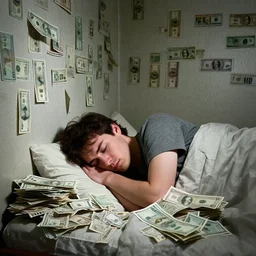 a human incredibly low on sleep, sleep deprived, walls are closing in, bills are piling sky high, can't seem to catch a break