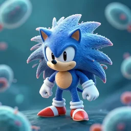sonic!!!!!!!!!!!! the hedgehog shaped bacteria, microscope bacterial photography
