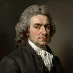 portrait of johann peter eckermann, good friend of johann goethe, born in winsen