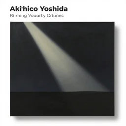 album cover art for minimalist painting by akihiko yoshida
