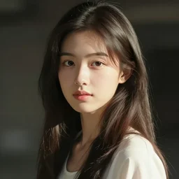beautiful young asian woman with long hair, realistic, detailed, cel shaded, in the style of makoto shinkai and greg rutkowski and james gurney