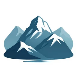 mountains, vector art, trending on artstation, 30mm, by Noah Bradley