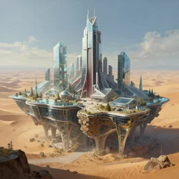a beautiful hyperdetailed painting of city museum by mike winkelmann, wilderness sci - fi at fall assassin's creed architecture island bioshock desert made of glass san andreas gem matte painting tundra, archdaily, wallpaper, highly detailed, trending on artstation.