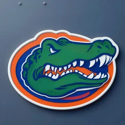 futuristic high definition florida gators logo