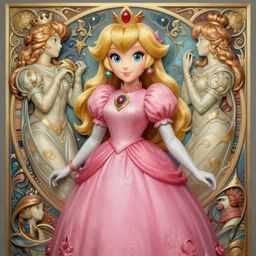 ultra realistic illustration, princess peach, intricate, elegant, highly detailed, digital painting, artstation, concept art, smooth, sharp focus, illustration, art by artgerm and greg rutkowski and alphonse mucha