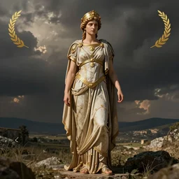 concept art of a roman empress