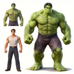 mickey rourke as the hulk, character sheet, concept design, contrast, kim jung gi, greg rutkowski, zabrocki, karlkka, jayison devadas, trending on artstation, 8 k, ultra wide angle, pincushion lens effect