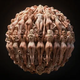 planet made of billions of women with buttcheeks, artstation, craig mullins and j scott campbell, rim lighting, sharp details, intricate, award - winning
