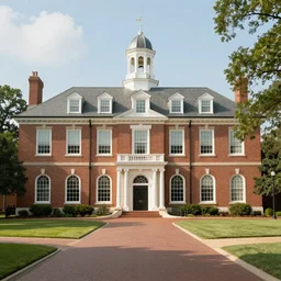 samford hall, Auburn university. Photorealistic, hd, 8k
