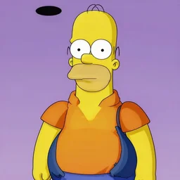 homer simpson as a dragon ball character by akira toriyama, anime, manga, detailed