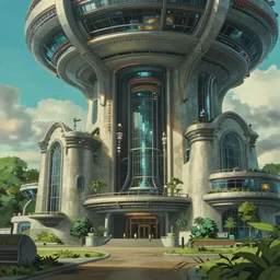 Futuristic singapore in Art Nouveau Architecture, movie concept art, Breath of the wilde, studio ghibli style, miyazaki, Craig Mullins dappled lighting, octane render, cinematic, photographic, realistic, highly detailed