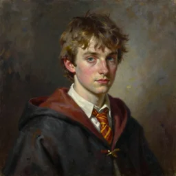 a painting of young male wizard, a character oil on canvas portrait by gerald brom and greg rutkowski, masterpiece, fantasy art, artstation hq