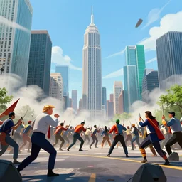 emerald city being stormed by trump supporters,
