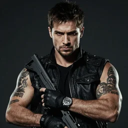 Portrait of oscar isaac as big boss in metal gear solid 3