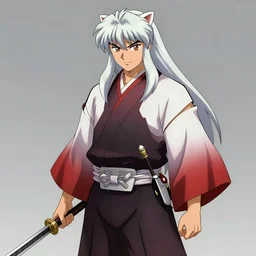 a real-life professional photograph of Kenshin Himura from Ruroni Kenshin