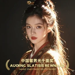 a Chinese warrior portrait