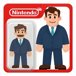 nintendo, butcher billy, bomb diffusion expert, stop motion, vinyl action figure, andy warhol, vector