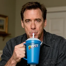 a photograph of a jim carrey pez despenser