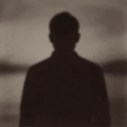 pareidolia mysterious dark figure beautiful old photo