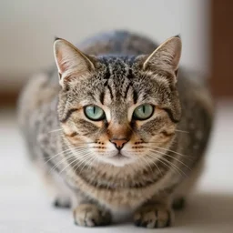 a cat that is literally a ball of fur