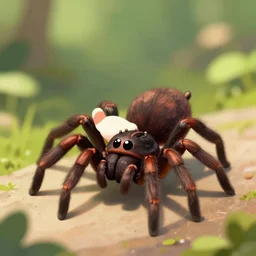 digital art of a cute spider