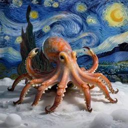 craboctupus mc escher and van gogh
