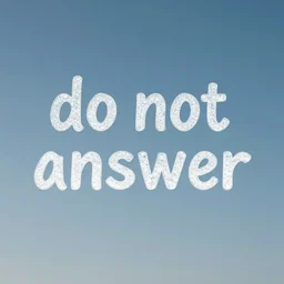 the sky sparkled with words : \ do not answer