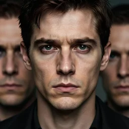 closeup portrait of a desperate and dangerous criminal, depth of field, zeiss lens, detailed, symmetrical, centered, fashion photoshoot, by Annie Leibovitz and Steve McCurry, David Lazar, Jimmy Nelsson, Breathtaking, 8k resolution, extremely detailed, beautiful, establishing shot, artistic, hyperrealistic, beautiful face, octane render