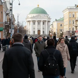 “ people on the streets of minsk ” photo by sergey brushko