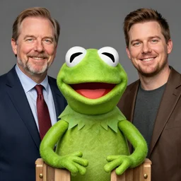 Portrait of Kermit the frog, Kilian Eng, Dan Mumford, Jason Edmiston, detailed