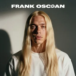 blonde album cover, by frank ocean