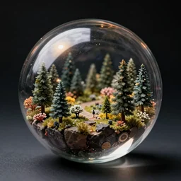 miniature deep dream in a magic sphere