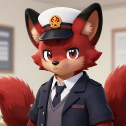 character vn expression of a handsome redblack male weasel fursona | | adorable, detective fursona on the case, key visual, realistic shaded perfect face, tufted softly, fine details by stanley artgerm lau, wlop, rossdraws, james jean, andrei riabovitchev, marc simonetti, and sakimichan, trending on weasyl