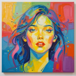 ai - generated abstract artwork, saturated matte colors, highly detailed mural work, vibrance, eye - candy, gorgeous, impressionism, artstation, gallery - art