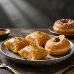 a new recipe by mixing rasmalai and donuts