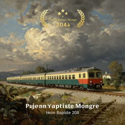a train by jean - baptiste monge
