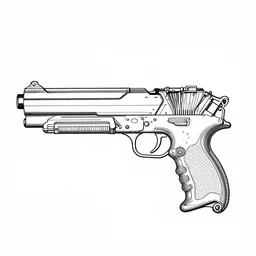 schematic for a lasergun, patent pending, prototype
