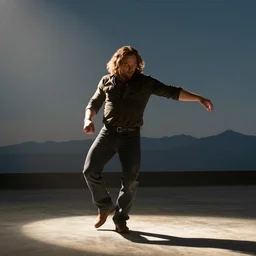 chris pratt dancing on foot loose the movie