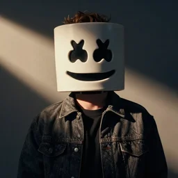 marshmello smiling
