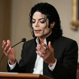 cinematic still of Michael Jackson preaching at a Baptist Church in Detroit, close up, shallow depth of field, cinematic