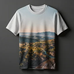 t - shirt print lines, hd photograph, realistic, gen z, trendy, simplicity