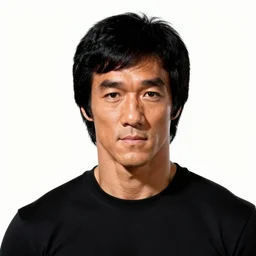 portrait of bruce lee, white background, in style of think different poster, highly detailed, symmetry