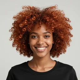 African redhead afro